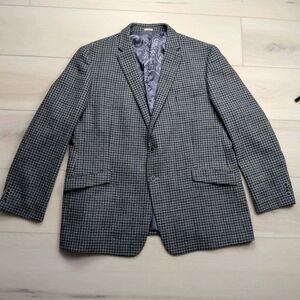 Joseph Abboud Gray Checkered Blazer